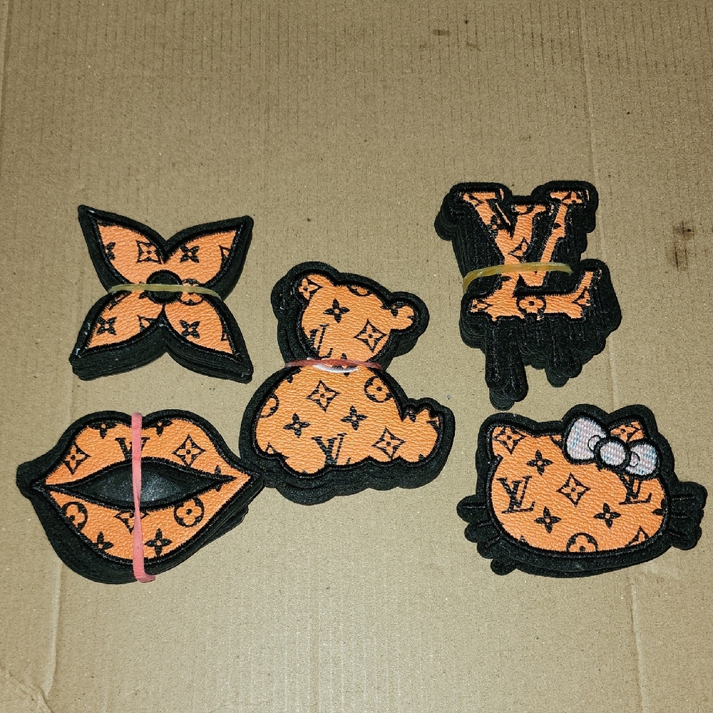 Orange Patterned Kids Accessory Set